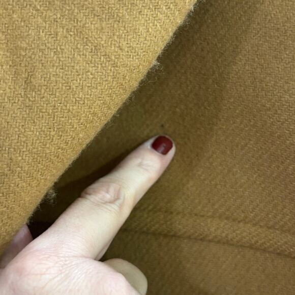 Madewell Size XS Lynnford Coat Wool Cashmere Blend Insuluxe Fabric Classic Camel - Picture 6 of 16